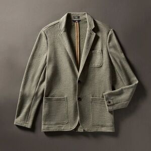 Stylish Faherty Inlet Knit sage Blazer